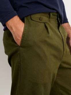 Best Alex Mill Standard Pleated Pant In Chino (Long Inseam) Military Olive