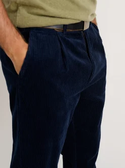 Outlet Alex Mill Standard Pleated Pant In Rugged Cord (Long Inseam) Dark Navy