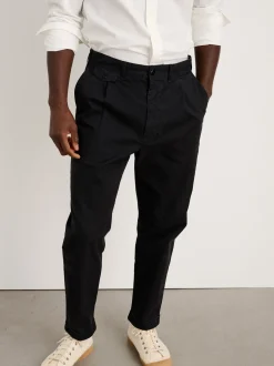 Hot Alex Mill Standard Pleated Pant In Chino (Long Inseam) Black