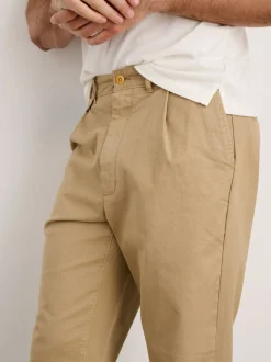 Outlet Alex Mill Standard Pleated Pant In Chino Vintage Khaki