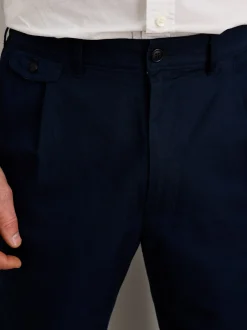 Best Alex Mill Standard Pleated Pant In Cotton Linen Dark Navy