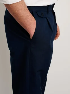 Best Alex Mill Standard Pleated Pant In Cotton Linen Dark Navy
