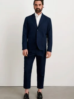 Best Alex Mill Standard Pleated Pant In Cotton Linen Dark Navy