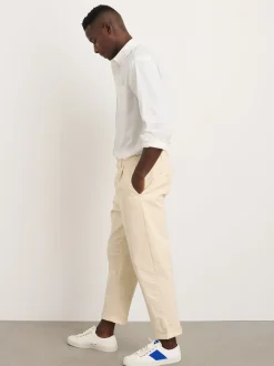 Best Alex Mill Standard Pleated Pant In Chino Oat Milk
