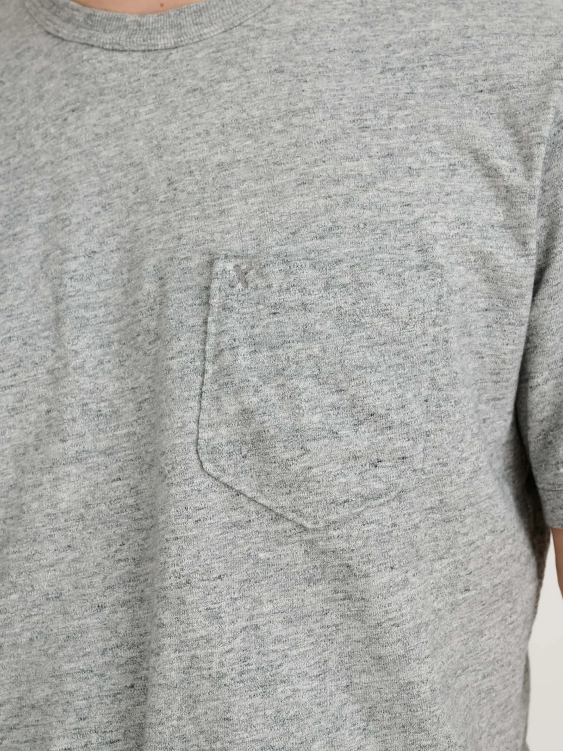 Online Alex Mill Standard Pocket Tee In Slub Cotton Heather Grey