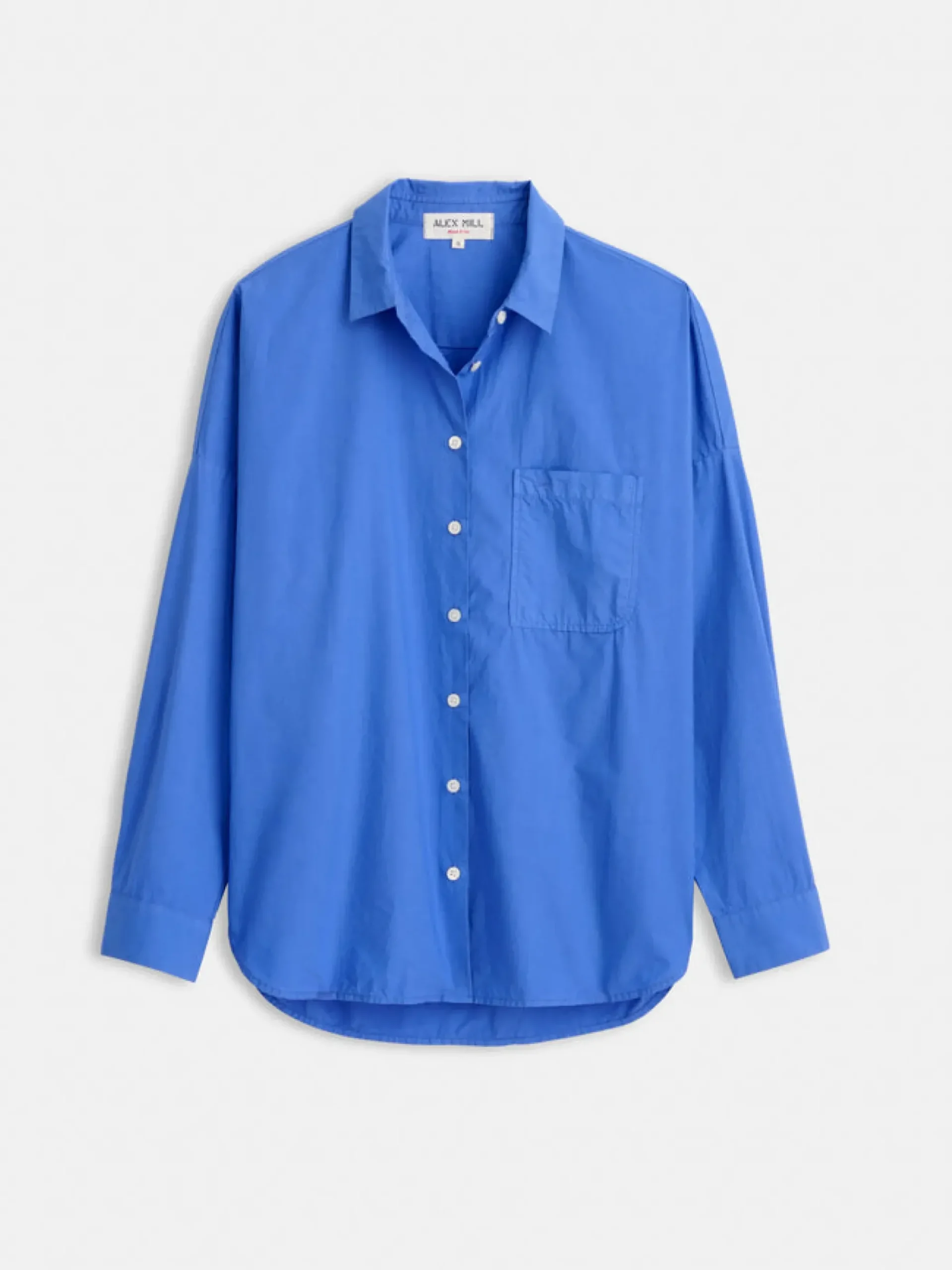 Clearance Alex Mill Standard Shirt In Paper Poplin French Blue