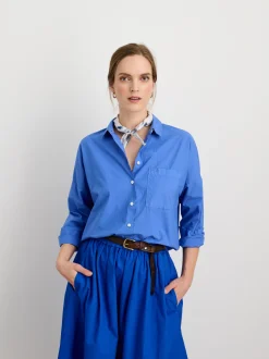Clearance Alex Mill Standard Shirt In Paper Poplin French Blue