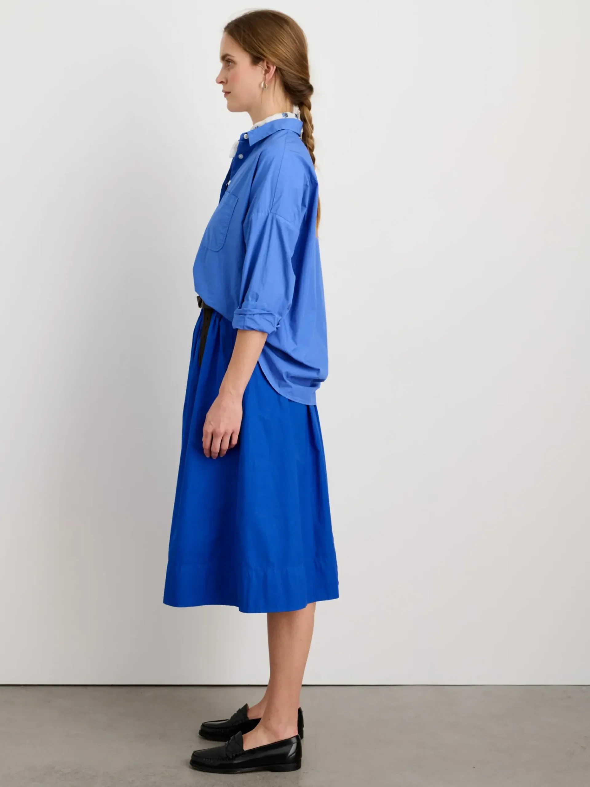 Clearance Alex Mill Standard Shirt In Paper Poplin French Blue