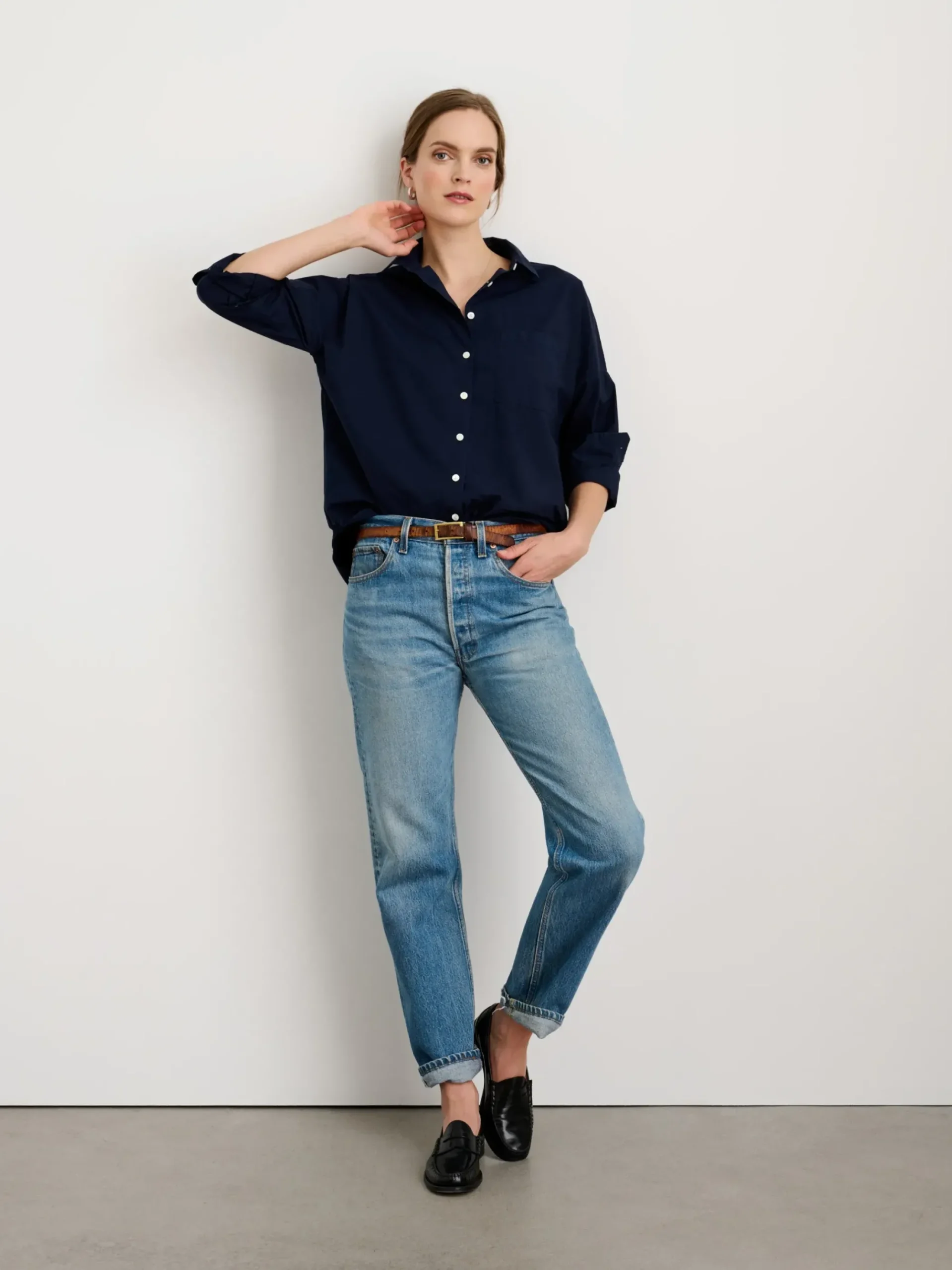 Best Alex Mill Standard Shirt In Paper Poplin White