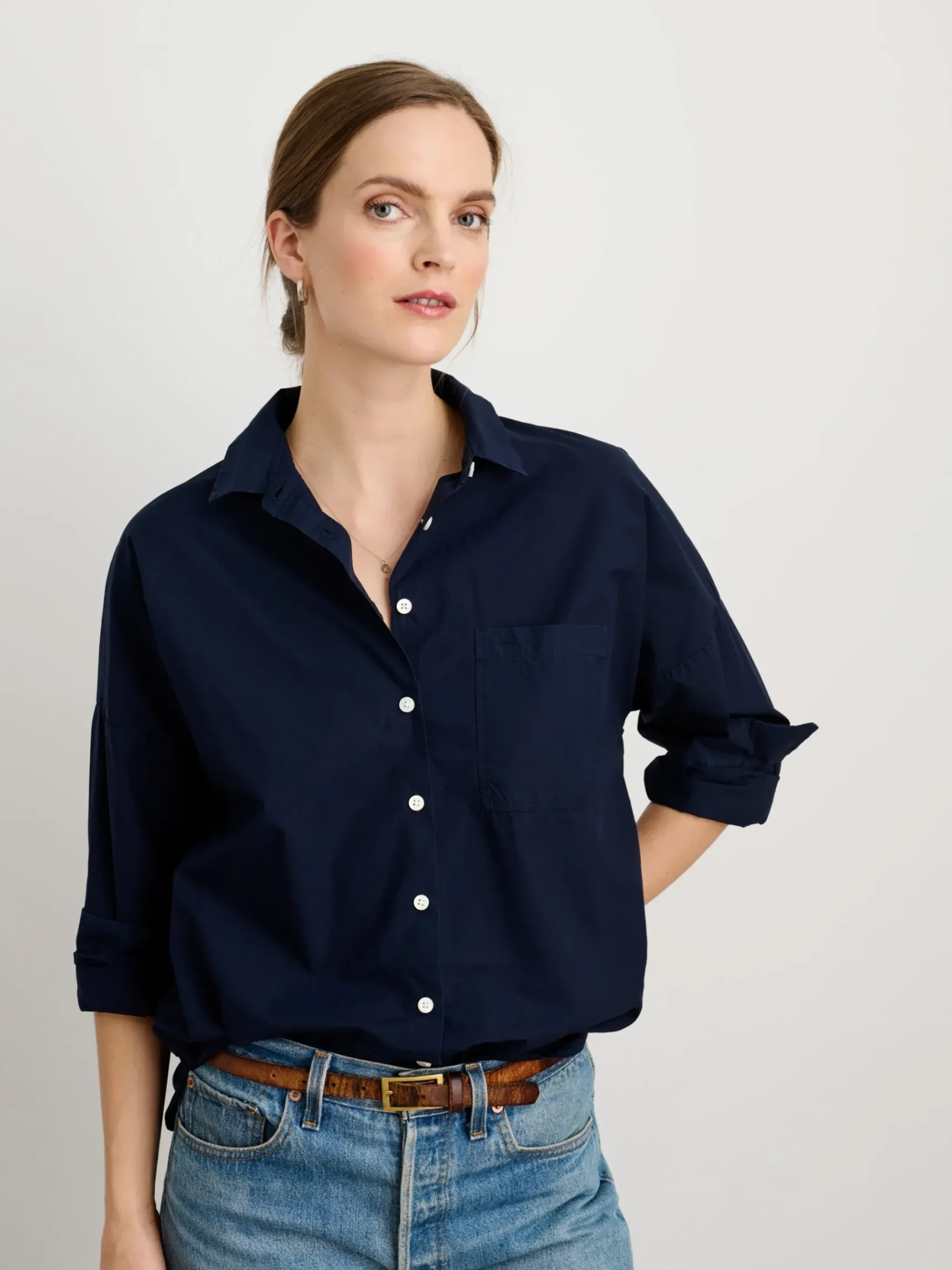 Best Alex Mill Standard Shirt In Paper Poplin White