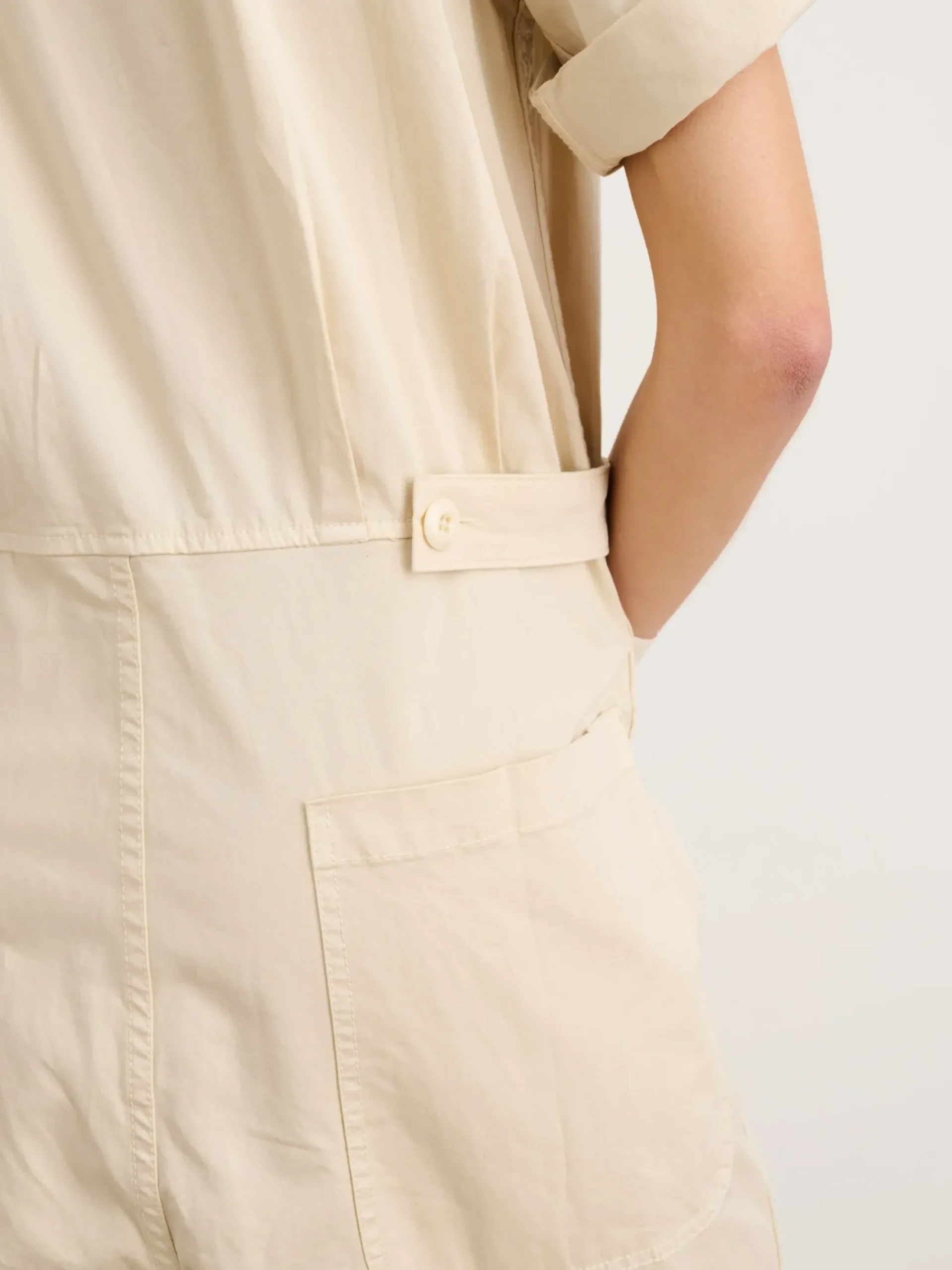 Online Alex Mill Standard Short Sleeve Jumpsuit Oatmilk