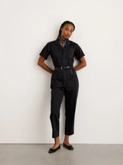 Online Alex Mill Standard Short Sleeve Jumpsuit Black