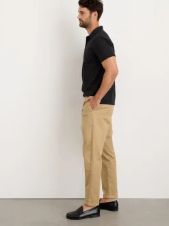 Clearance Alex Mill Standard Slub Cotton Polo Black