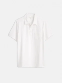 Outlet Alex Mill Standard Slub Cotton Polo White