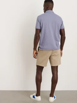 Online Alex Mill Standard Slub Cotton Polo Ceil Blue