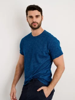 Hot Alex Mill Standard Tee In Indigo Slub Cotton