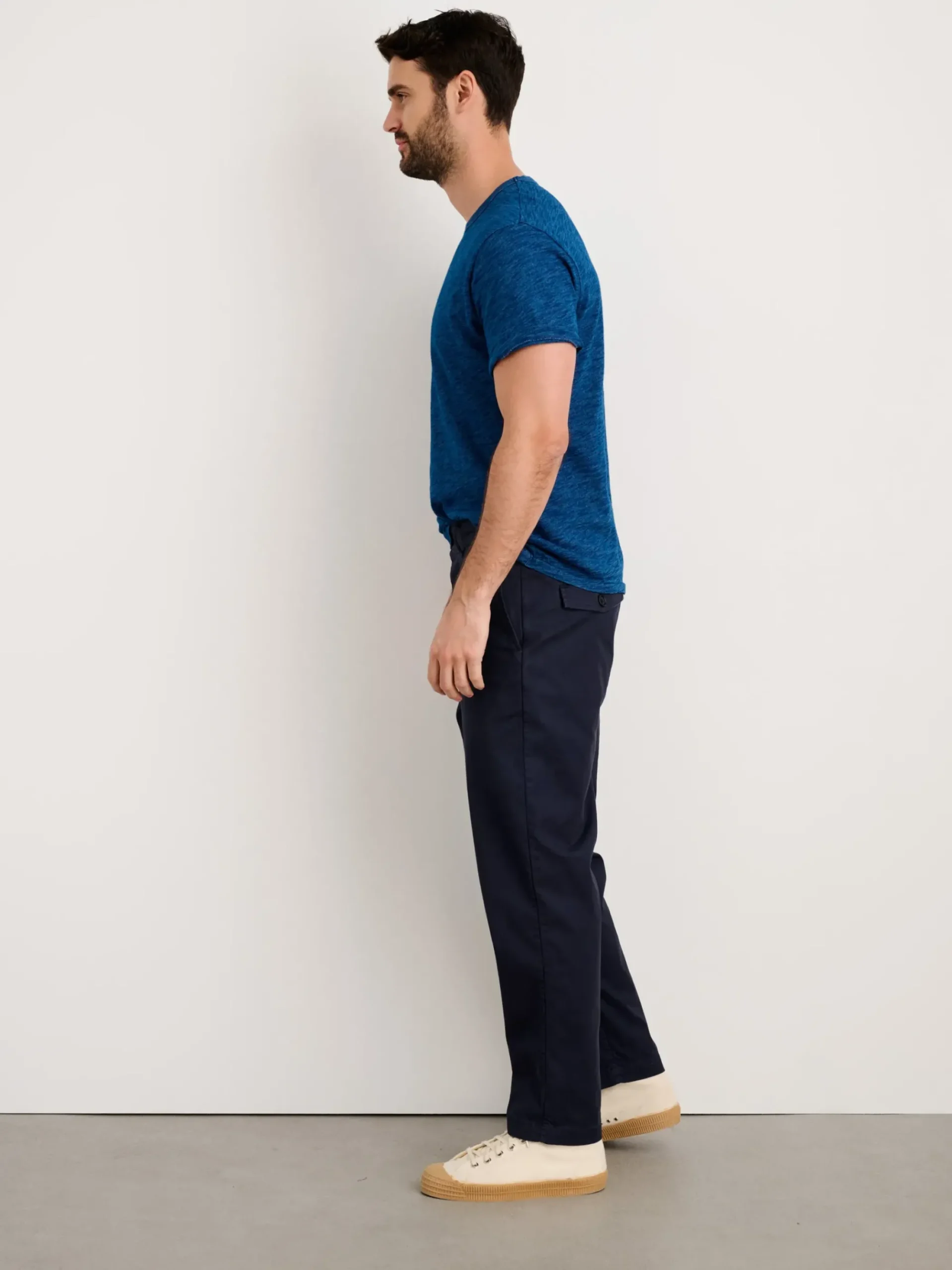Hot Alex Mill Standard Tee In Indigo Slub Cotton