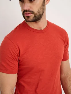 Outlet Alex Mill Standard T-Shirt In Slub Cotton Barn Red