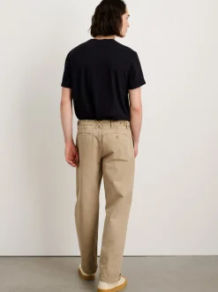 Sale Alex Mill Straight Leg Pant In Vintage Washed Chino (Long Inseam) Faded Khaki