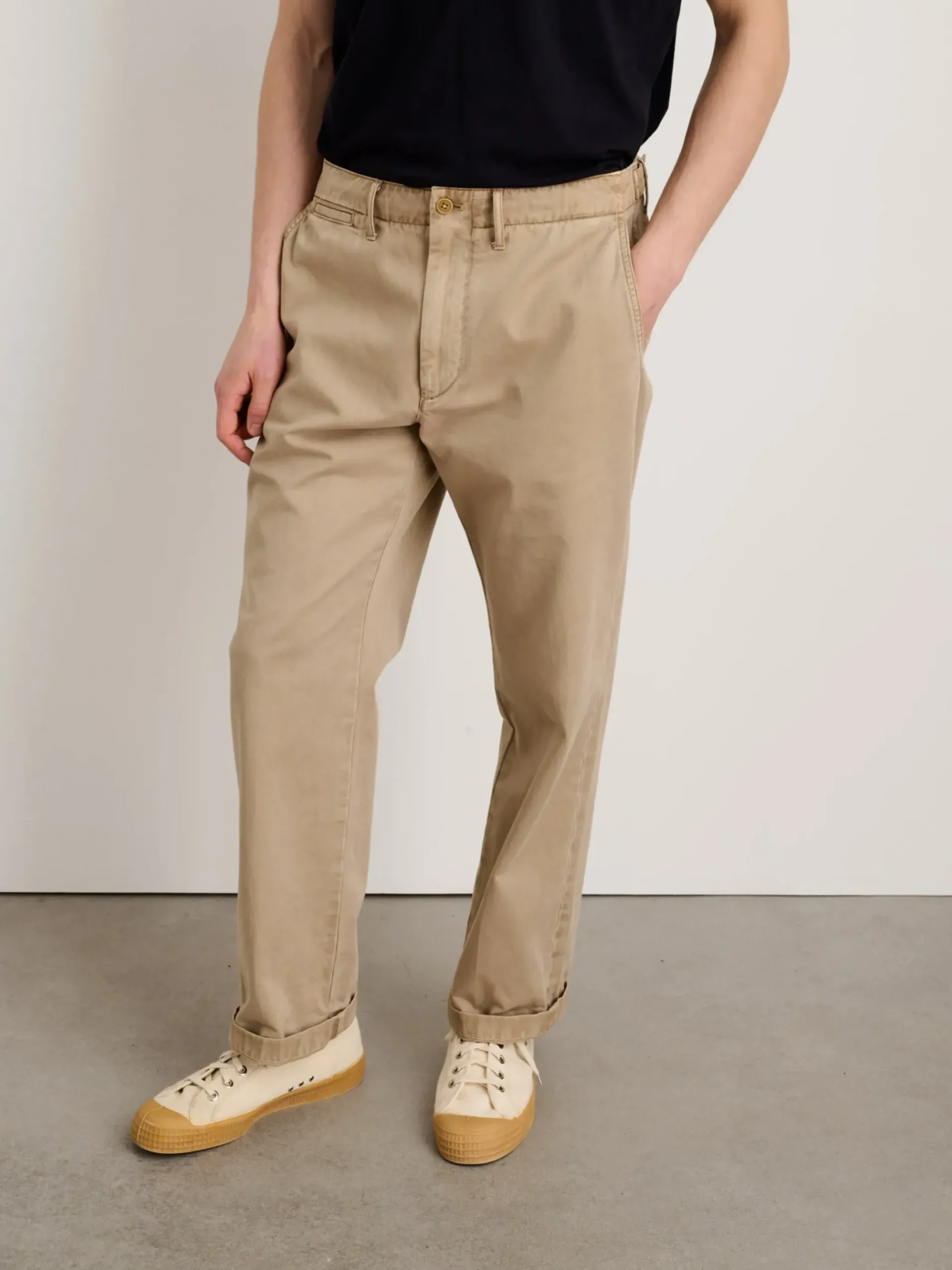 Outlet Alex Mill Straight Leg Pant In Vintage Washed Chino (Long Inseam) Faded Khaki
