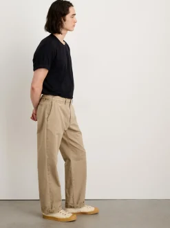 Outlet Alex Mill Straight Leg Pant In Vintage Washed Chino (Long Inseam) Faded Khaki