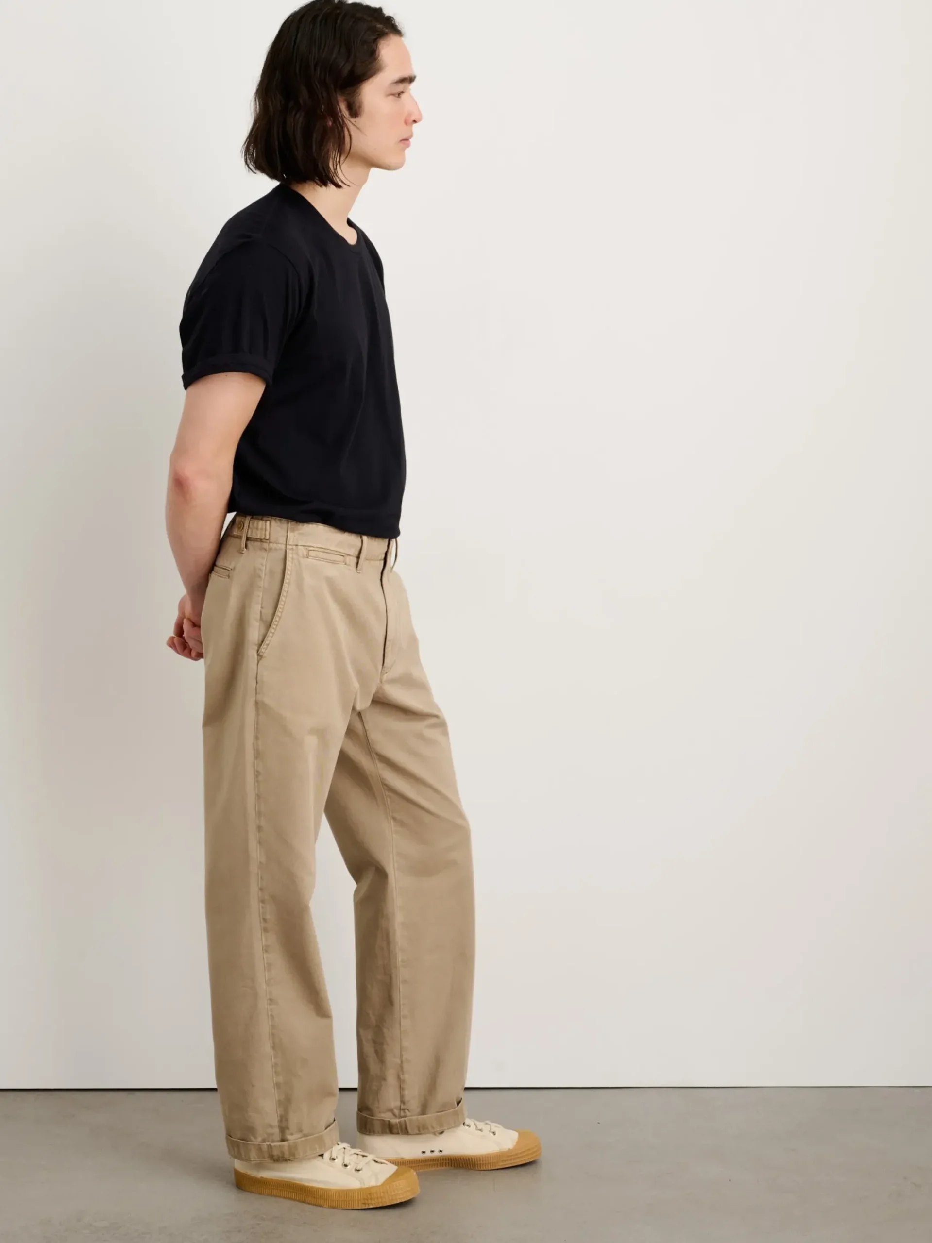 Outlet Alex Mill Straight Leg Pant In Vintage Washed Chino (Long Inseam) Faded Khaki