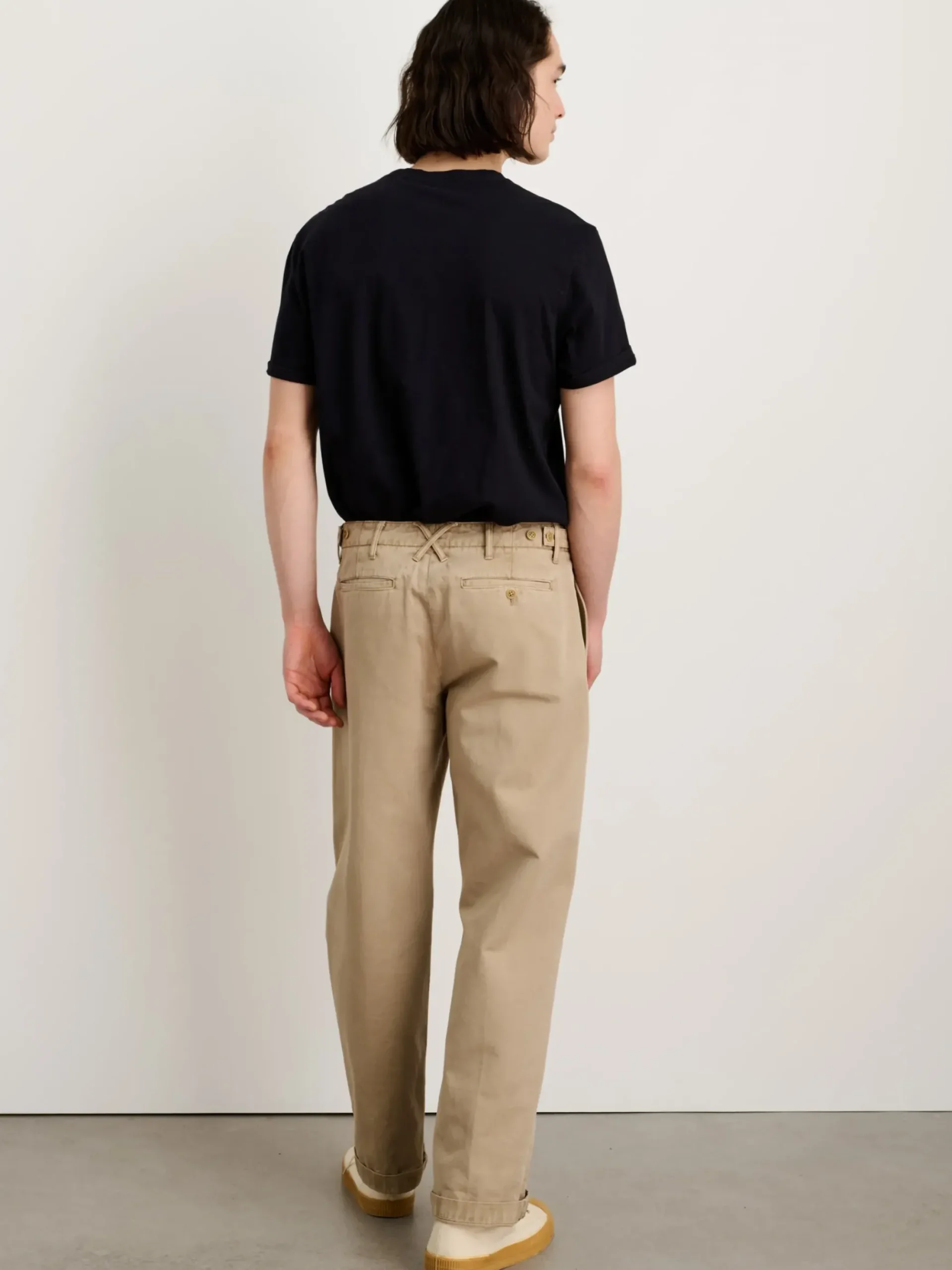 Outlet Alex Mill Straight Leg Pant In Vintage Washed Chino (Long Inseam) Faded Khaki