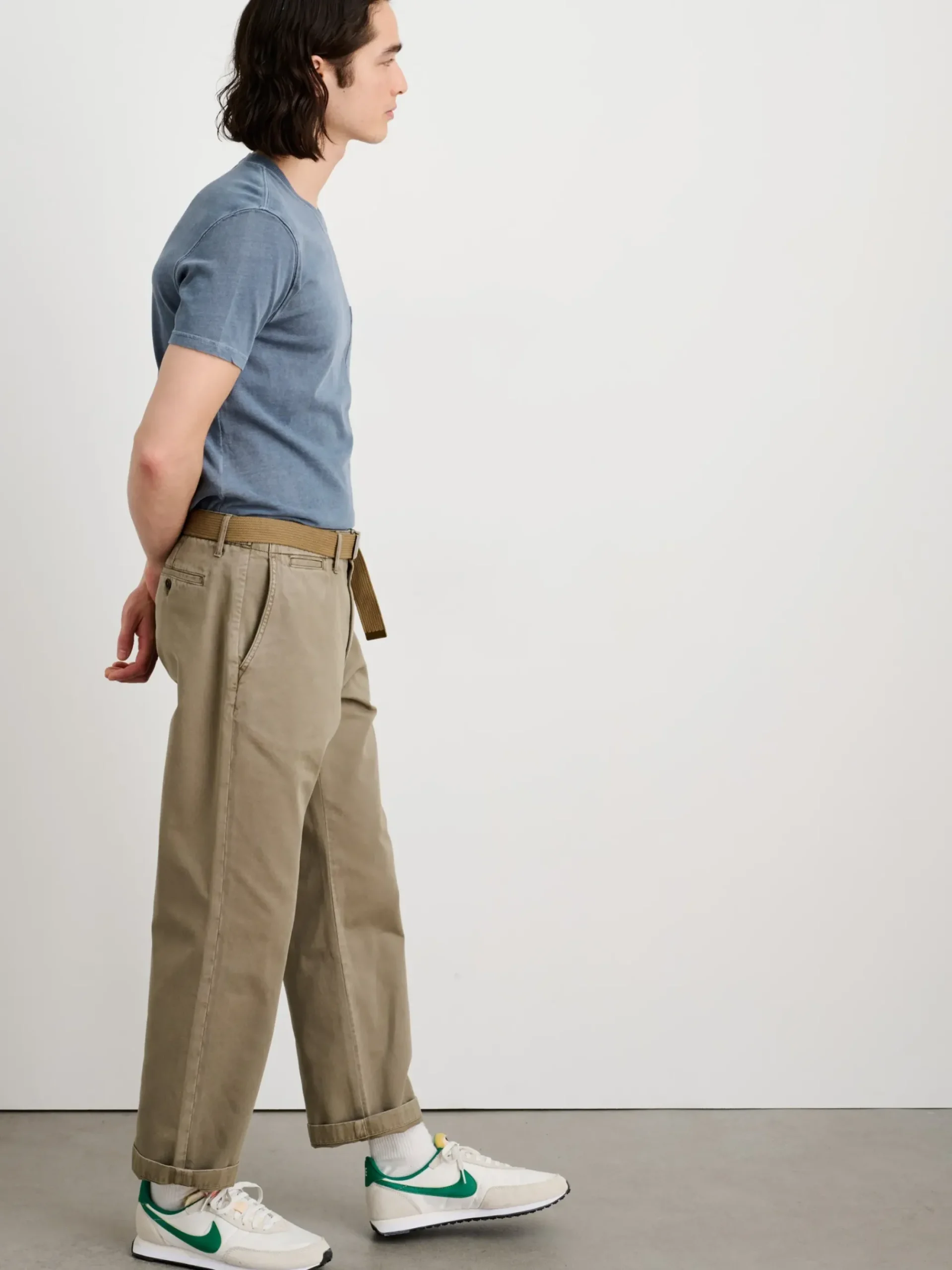 Sale Alex Mill Straight Leg Pant In Vintage Washed Chino Vintage Olive