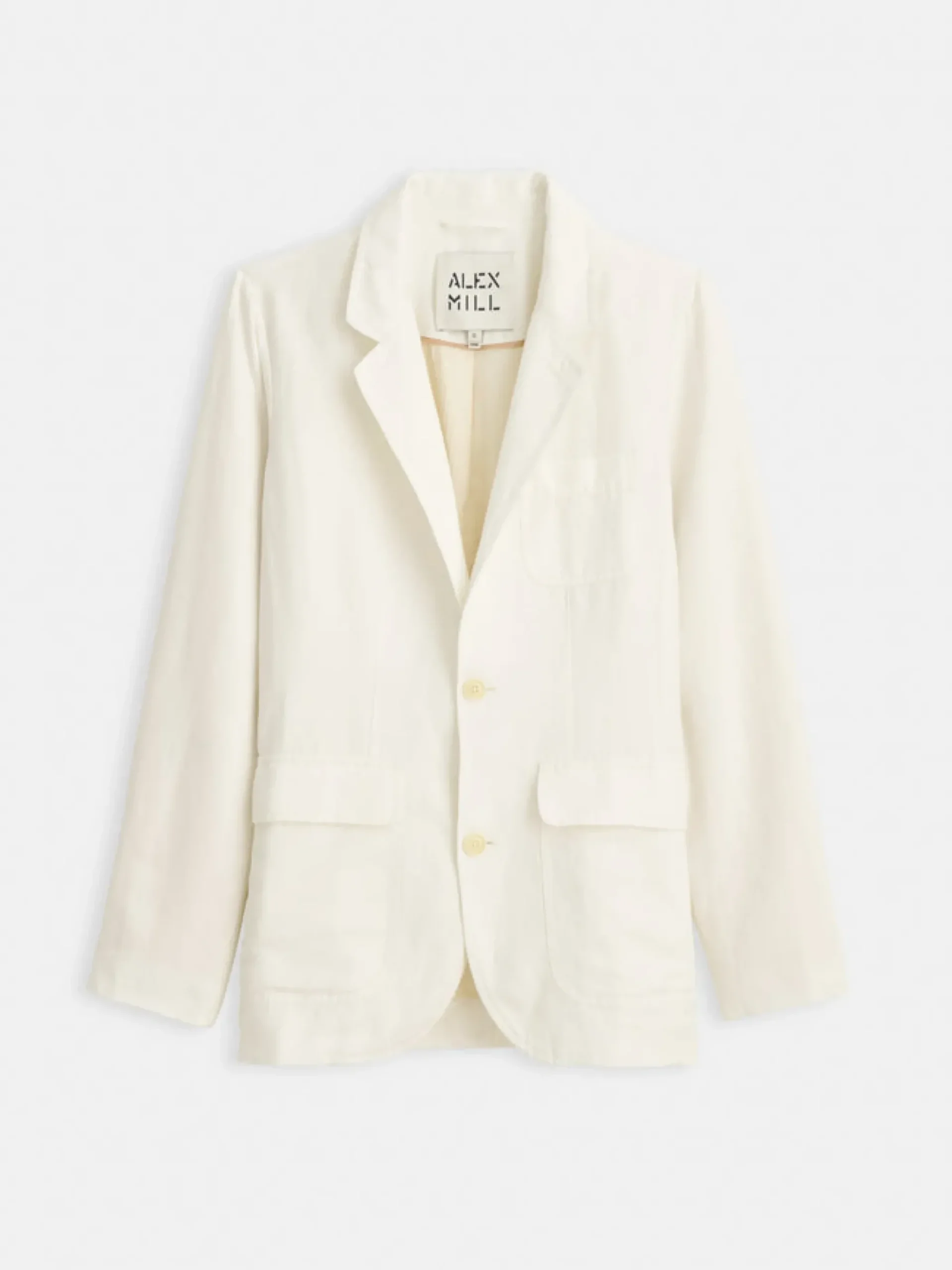 Best Alex Mill Suitish Blazer In Drapey Twill Ecru