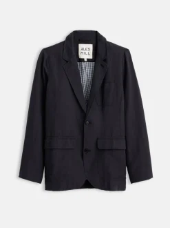 Clearance Alex Mill Suitish Blazer In Drapey Twill Washed Black