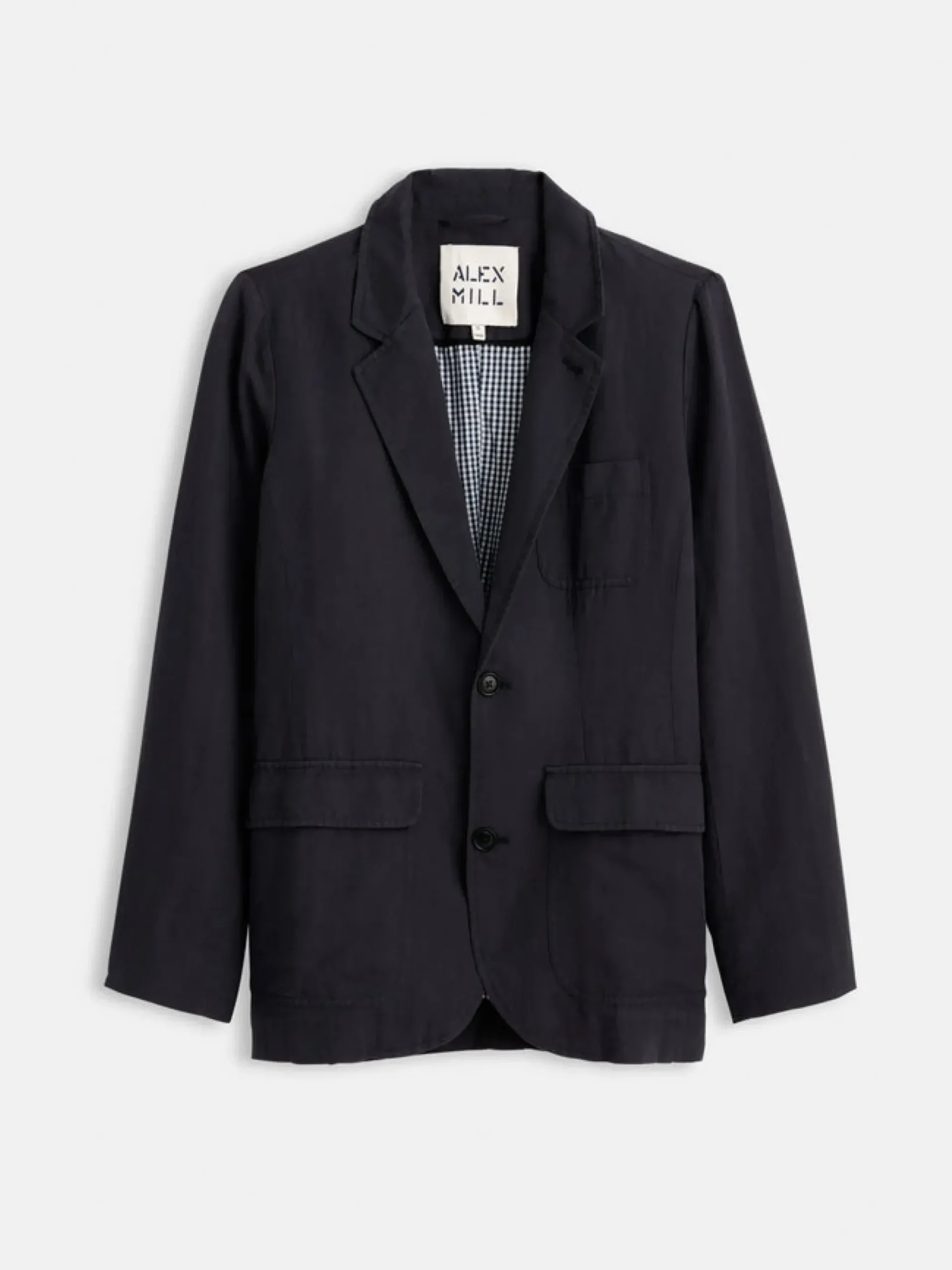 Clearance Alex Mill Suitish Blazer In Drapey Twill Washed Black