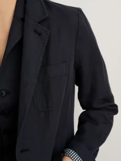 Clearance Alex Mill Suitish Blazer In Drapey Twill Washed Black