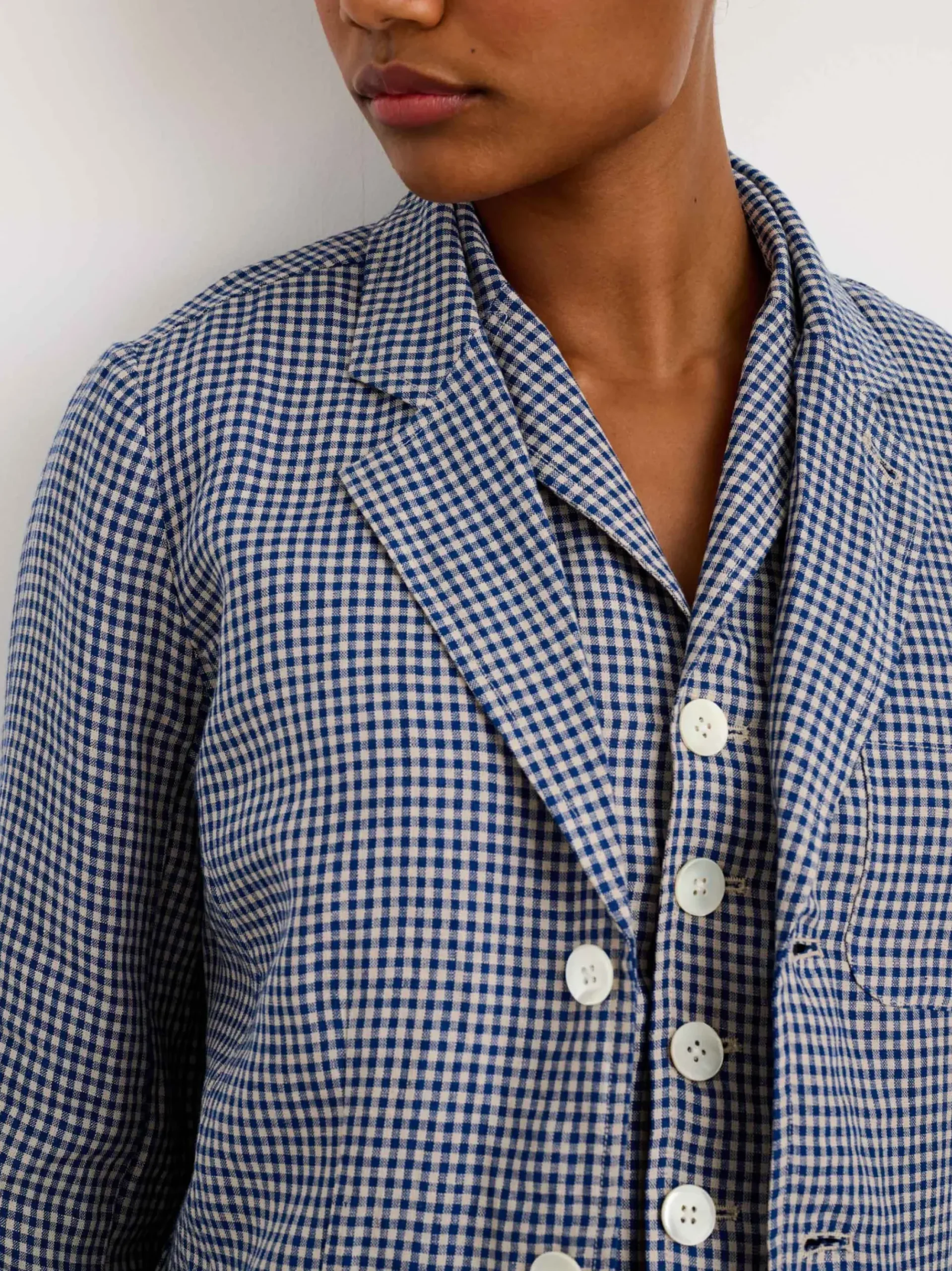 Hot Alex Mill Suit(Ish) Blazer In Mini Gingham