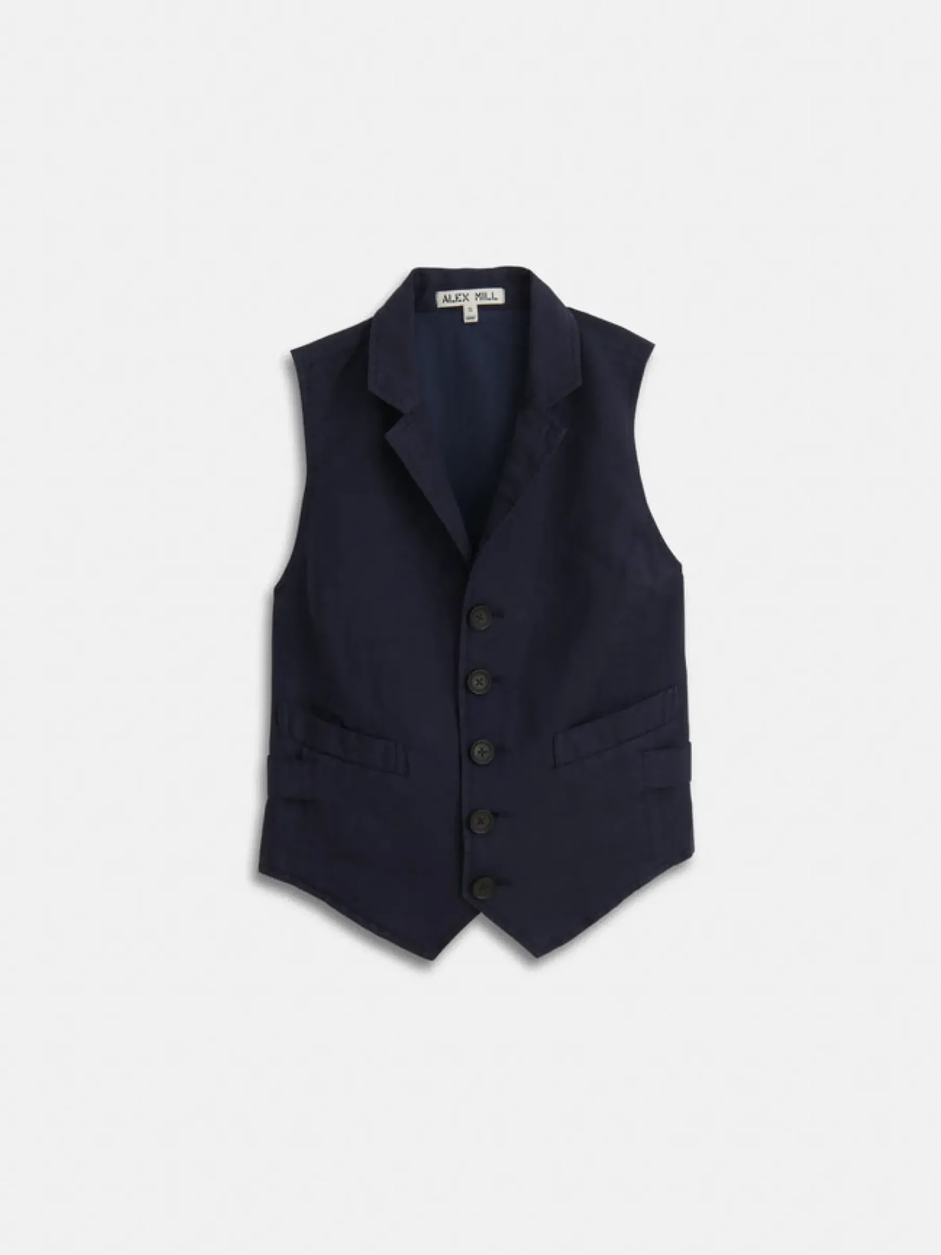 New Alex Mill Suit(Ish) Vest Dark Navy