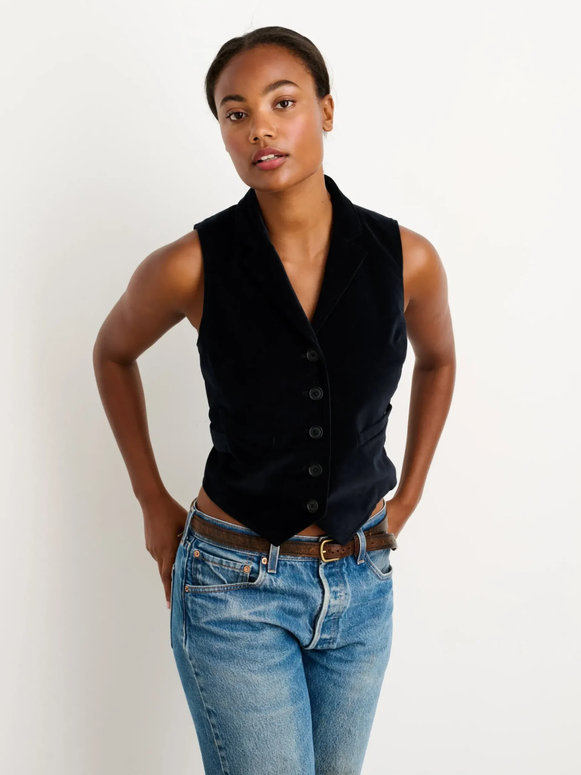Hot Alex Mill Suit(Ish) Vest In Velvet