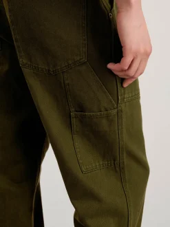 New Alex Mill The Painter Pant In Recycled Denim Military Olive