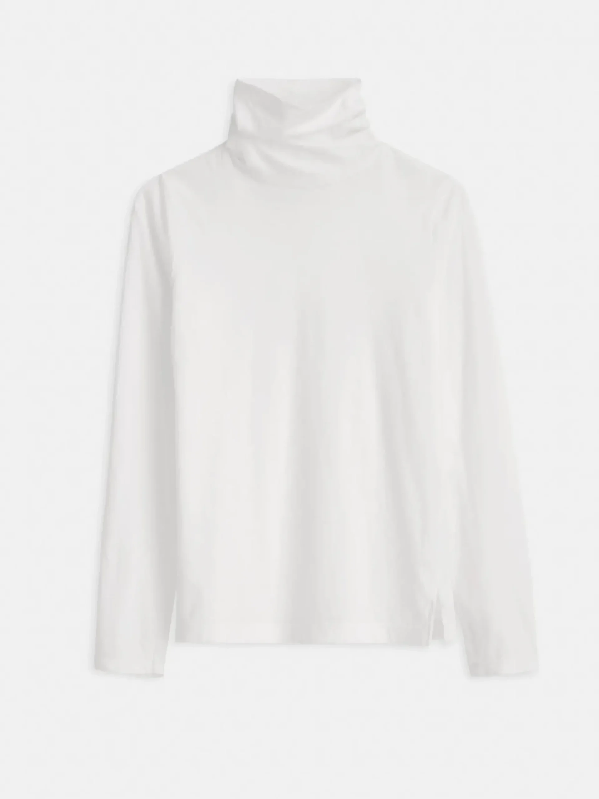 New Alex Mill Turtleneck In 40S Jersey White