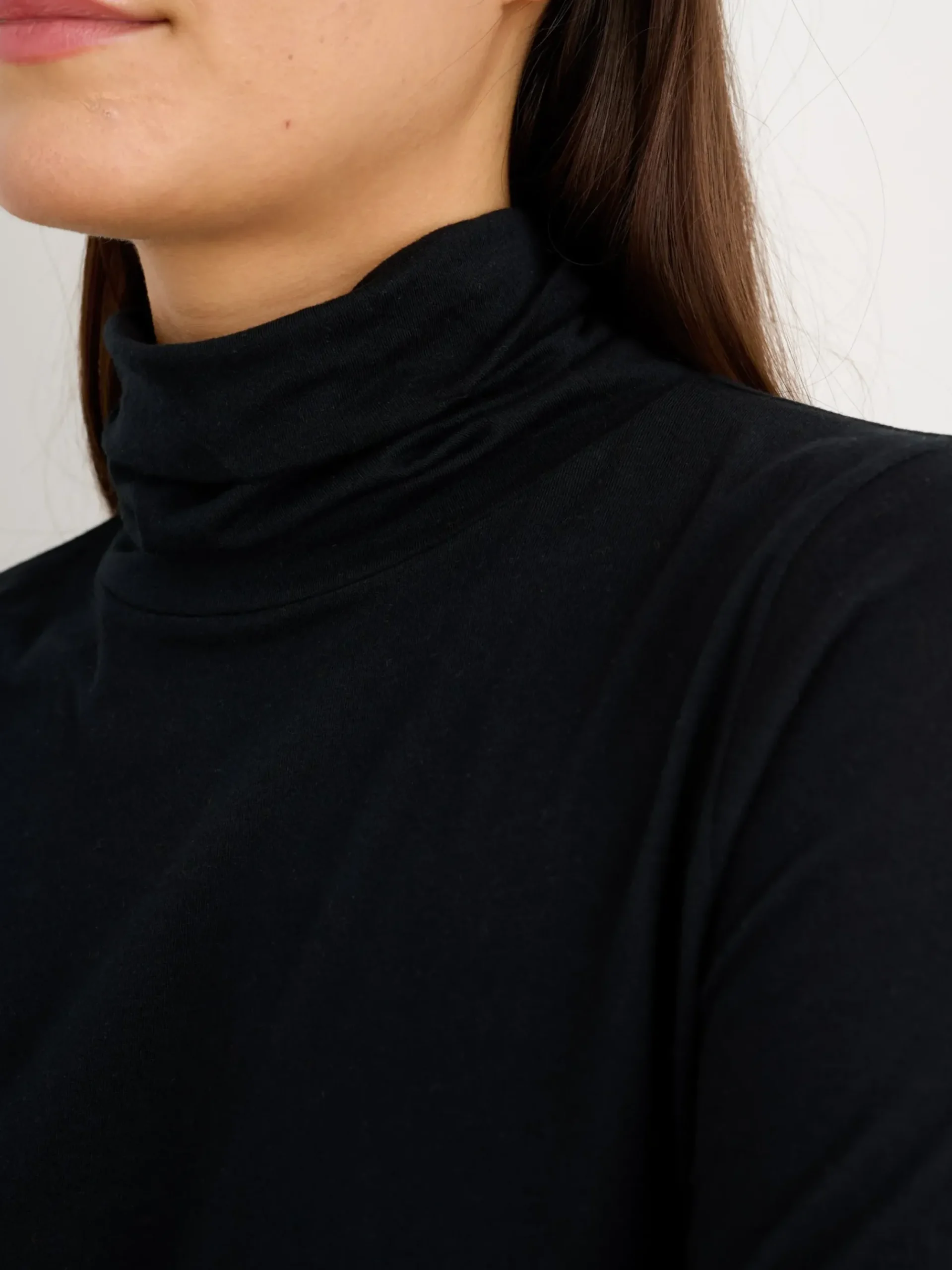 Clearance Alex Mill Turtleneck In 40S Jersey Black