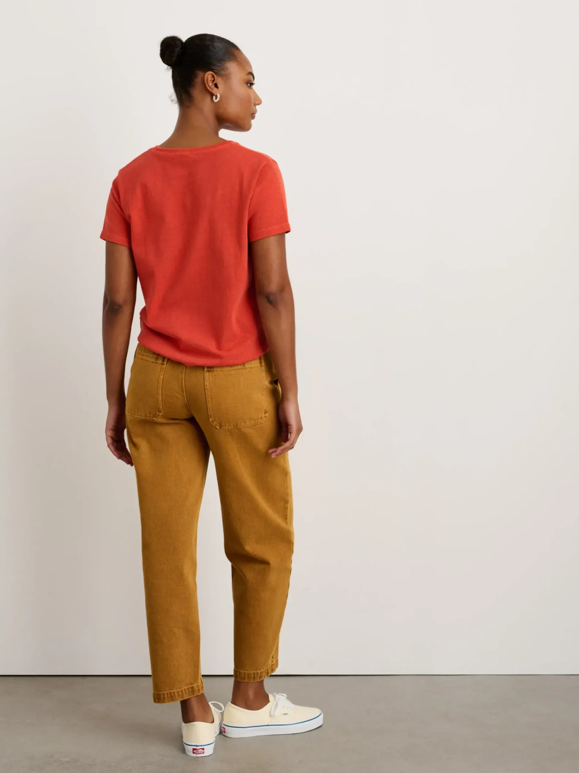 Sale Alex Mill Vintage Wash Crewneck Tee Chili