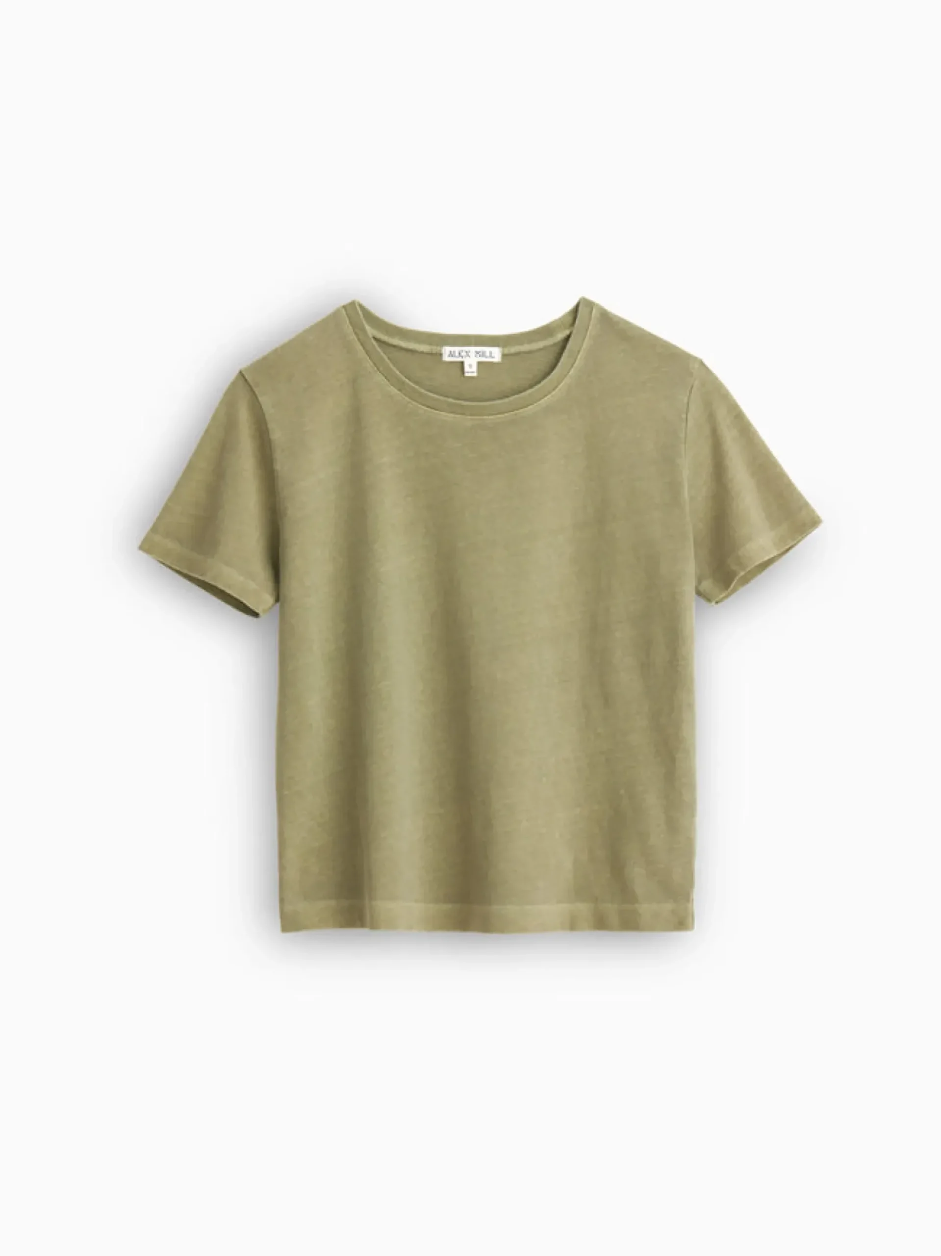 Sale Alex Mill Vintage Wash Crewneck Tee Army Olive