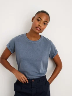 Best Alex Mill Vintage Wash Crewneck Tee Faded Blue