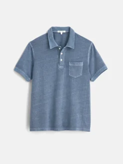 Best Alex Mill Vintage Wash Polo Faded Blue