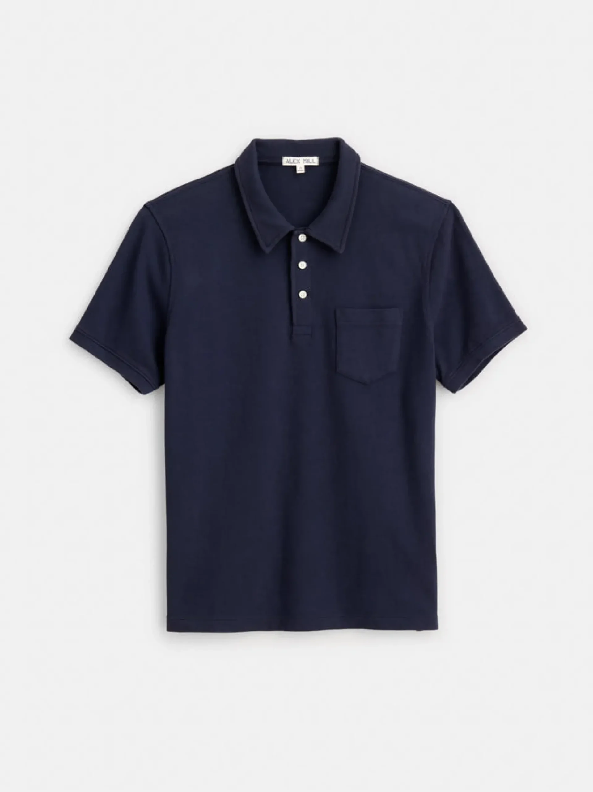 Sale Alex Mill Vintage Wash Polo Dark Navy