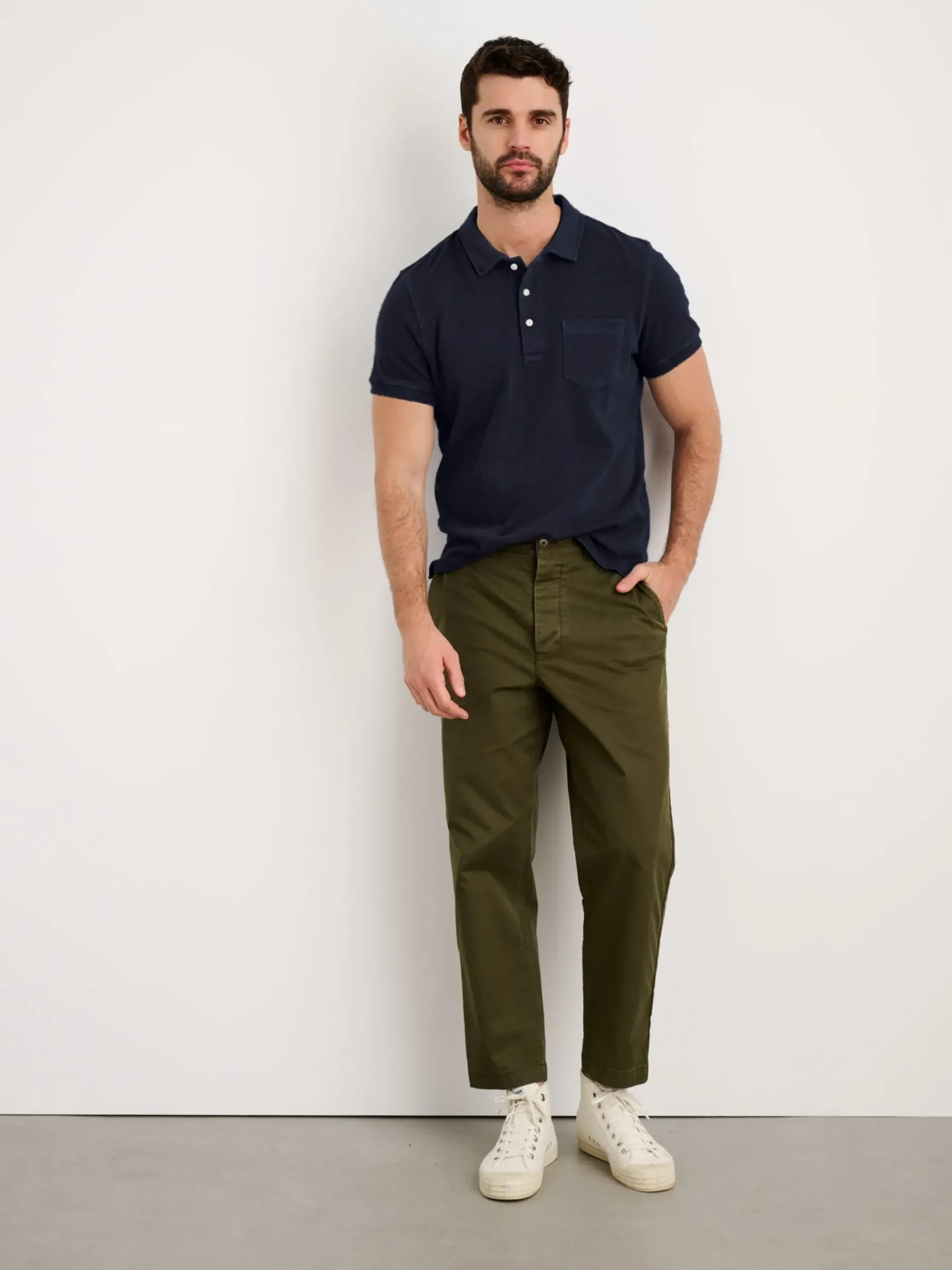 Sale Alex Mill Vintage Wash Polo Dark Navy