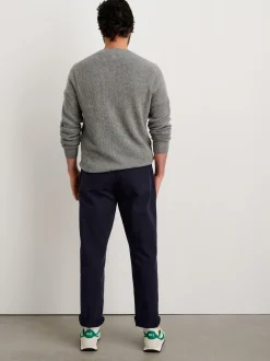 Online Alex Mill V-Neck Sweater In Lightweight Cashmere Heather Grey