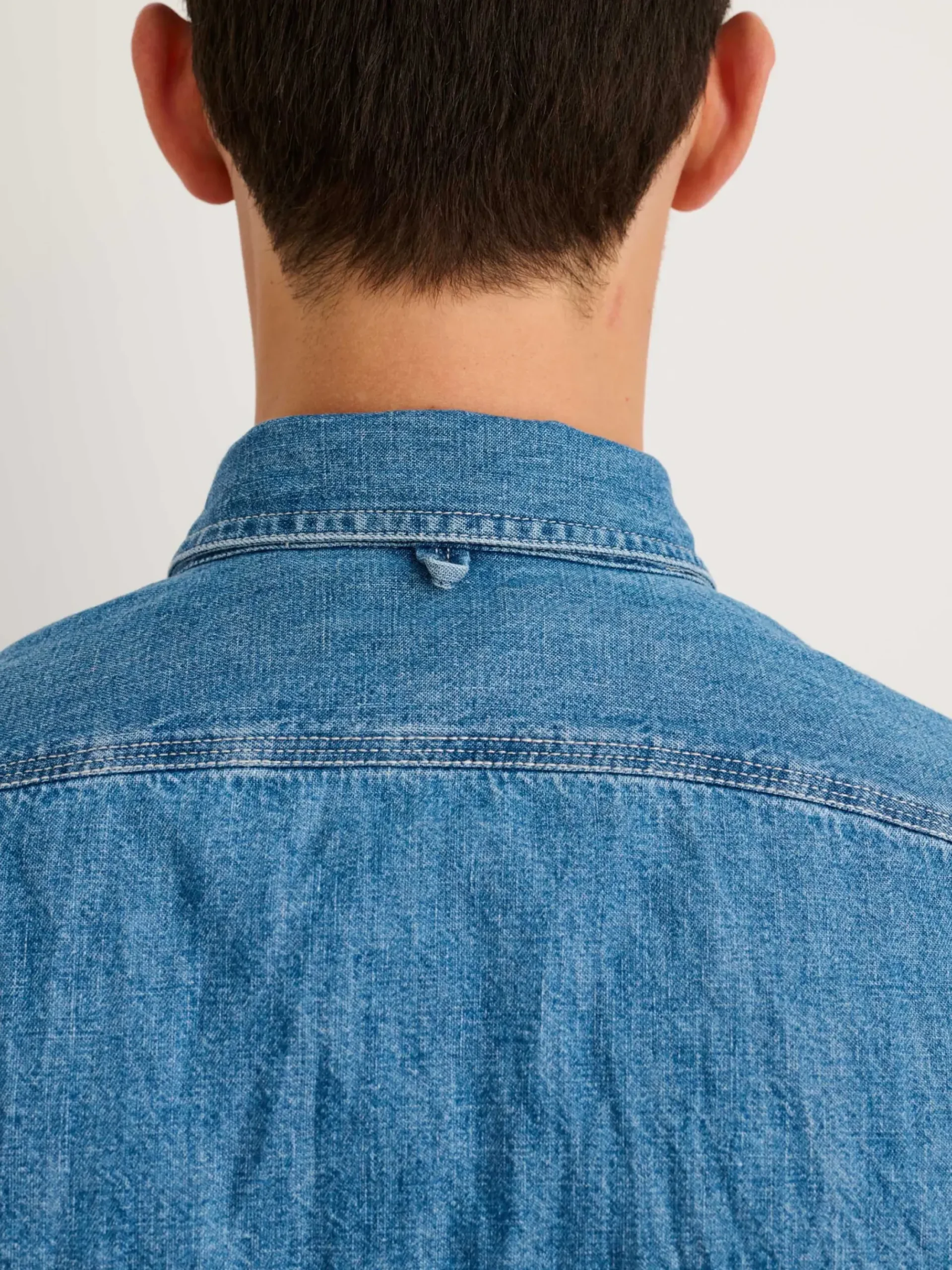 Clearance Alex Mill Work Shirt In Washed Denim