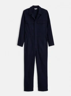 Best Alex Mill Zip Jumpsuit In Herringbone Dark Navy