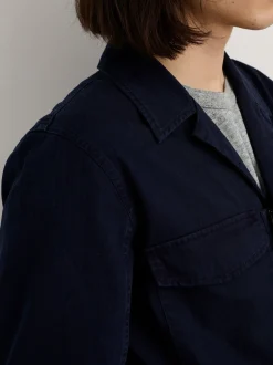 Best Alex Mill Zip Jumpsuit In Herringbone Dark Navy
