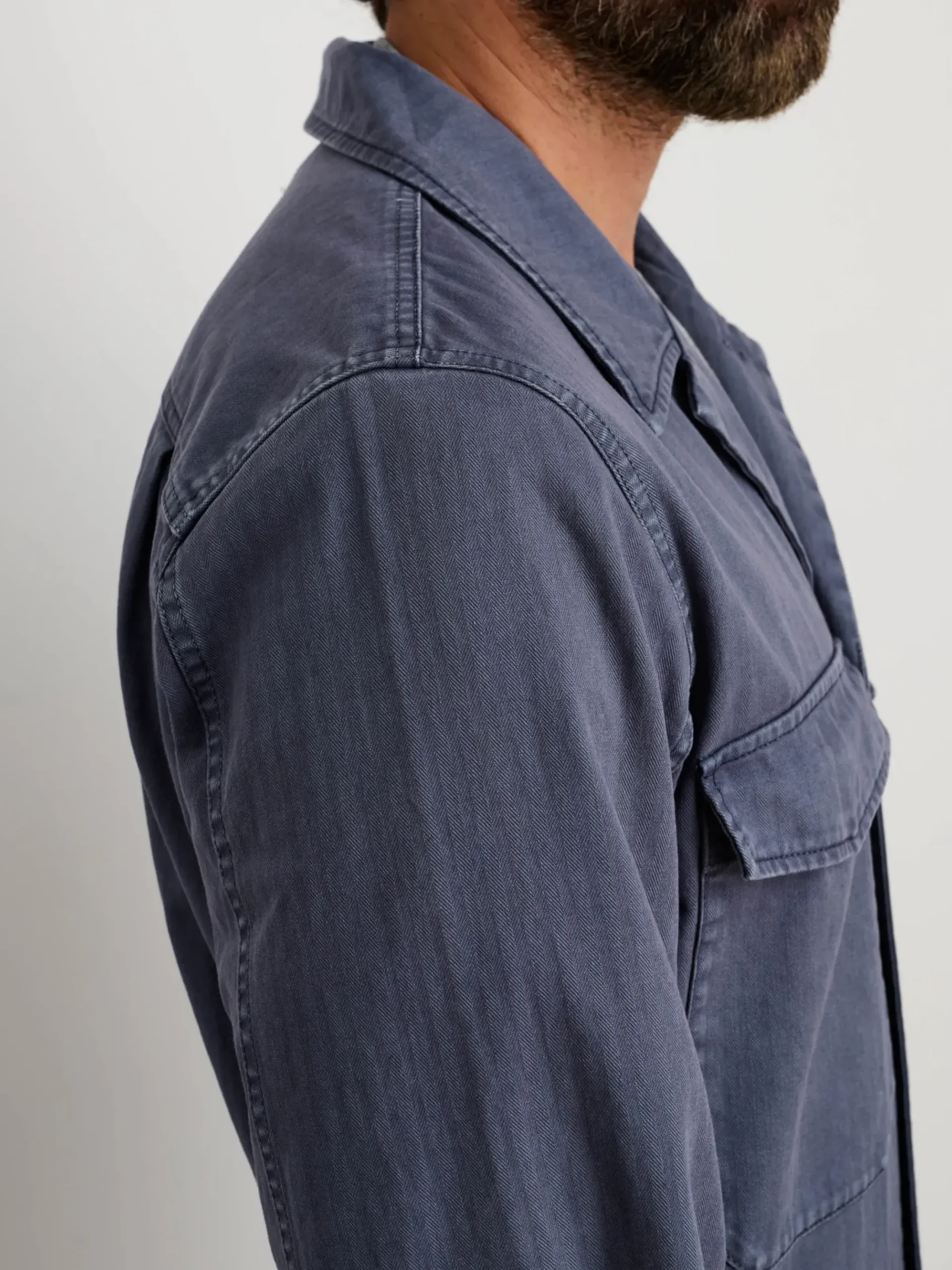Best Alex Mill Zip Jumpsuit In Herringbone Storm Blue