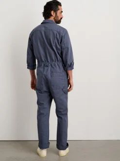 Best Alex Mill Zip Jumpsuit In Herringbone Storm Blue
